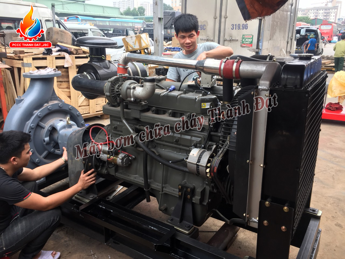 Báo giá máy bơm chữa cháy diesel 60HP 45KW