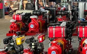 Báo giá máy bơm chữa cháy diesel 25HP 18.5KW