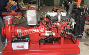 Máy bơm chữa cháy tại Hậu Giang