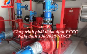 Danh mục công trình phải thẩm duyệt PCCC theo Nghị định 136/2020/NĐ-CP