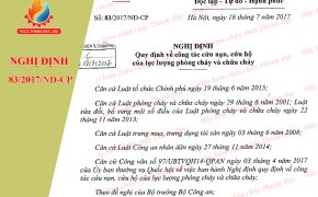 Nghị định 83/2017/NĐ-CP quy định về công tác cứu nạn, cứu hộ