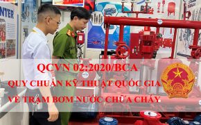 Chọn máy bơm chữa cháy điện theo QCVN 02:2020/BCA