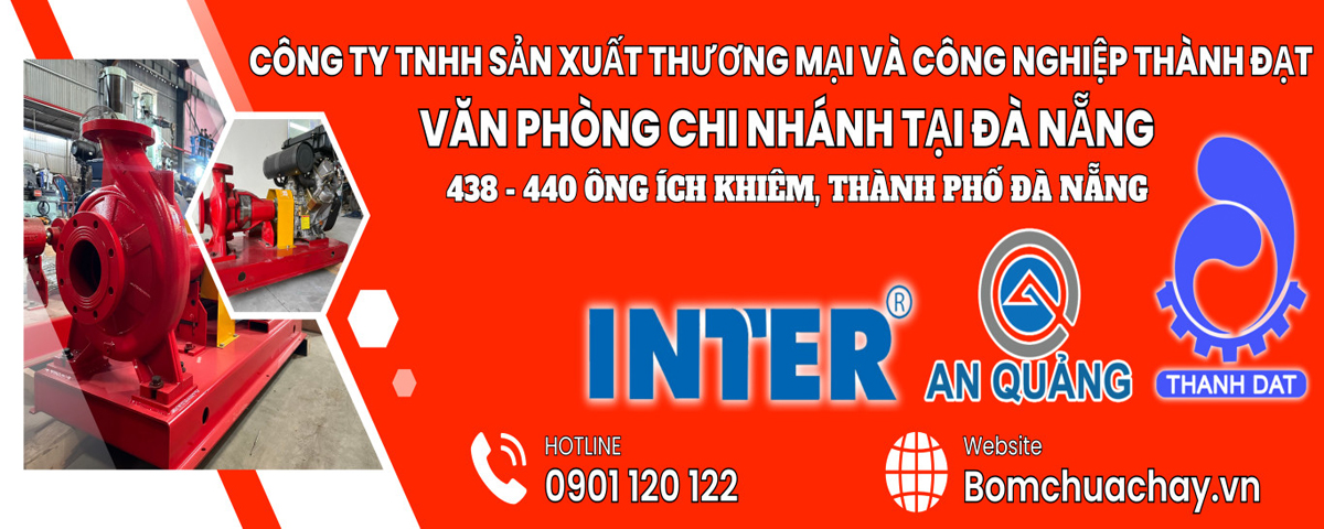 Máy bơm chữa cháy tại Đà Nẵng