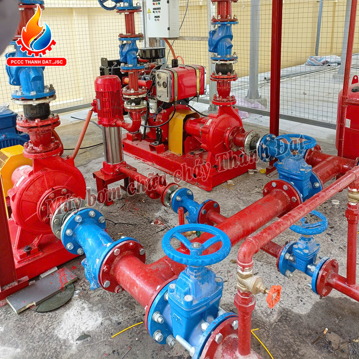 Nguyên tắc lắp đặt máy bơm chữa cháy nhiên liệu