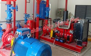 PCCC Thành Đạt lắp đặt máy bơm chữa cháy INTER cho Cụm CN tại Hà Nam