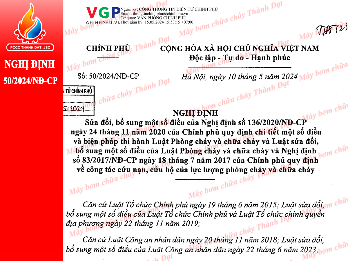 Nghị định 50/2024/NĐ-CP sửa đổi, bổ sung một số điều của Nghị định số 136/2020/NĐ-CP Nghị định 50/2024/NĐ-CP sửa đổi, bổ sung một số điều của Nghị định số 136/2020/NĐ-CP