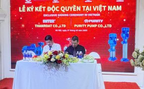 PCCC Thành Đạt ký kết phân phối độc quyền máy bơm Purity tại Việt Nam