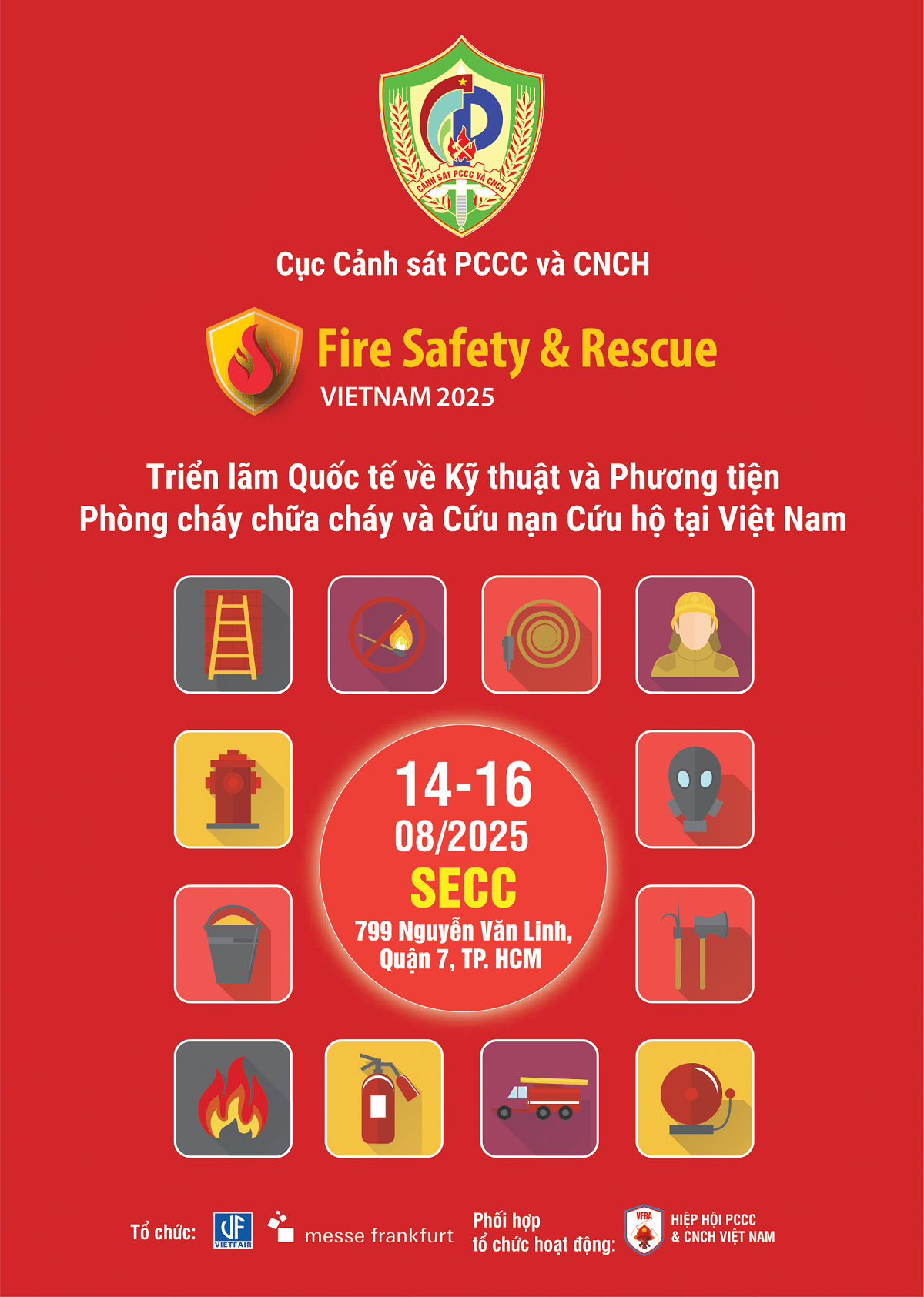 PCCC Thành Đạt tham gia triển lãm SECC 2025 - Triển lãm quốc tế về kỹ thuật và phương tiện PCCC & CNCH, thiết bị an ninh, an toàn, bảo vệ năm 2025 PCCC Thành Đạt tham gia triển lãm SECC 2025 - Triển lãm quốc tế về kỹ thuật và phương tiện PCCC & CNCH, thiết bị an ninh, an toàn, bảo vệ năm 2025