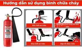 Cách sử dụng bình chữa cháy CO2