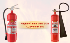 Nhận biết bình chữa cháy CO2 và bình bột
