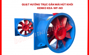 Cấu tạo của quạt hướng trục hút khói gắn mái