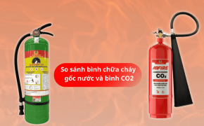 So sánh bình chữa cháy gốc nước và bình CO2