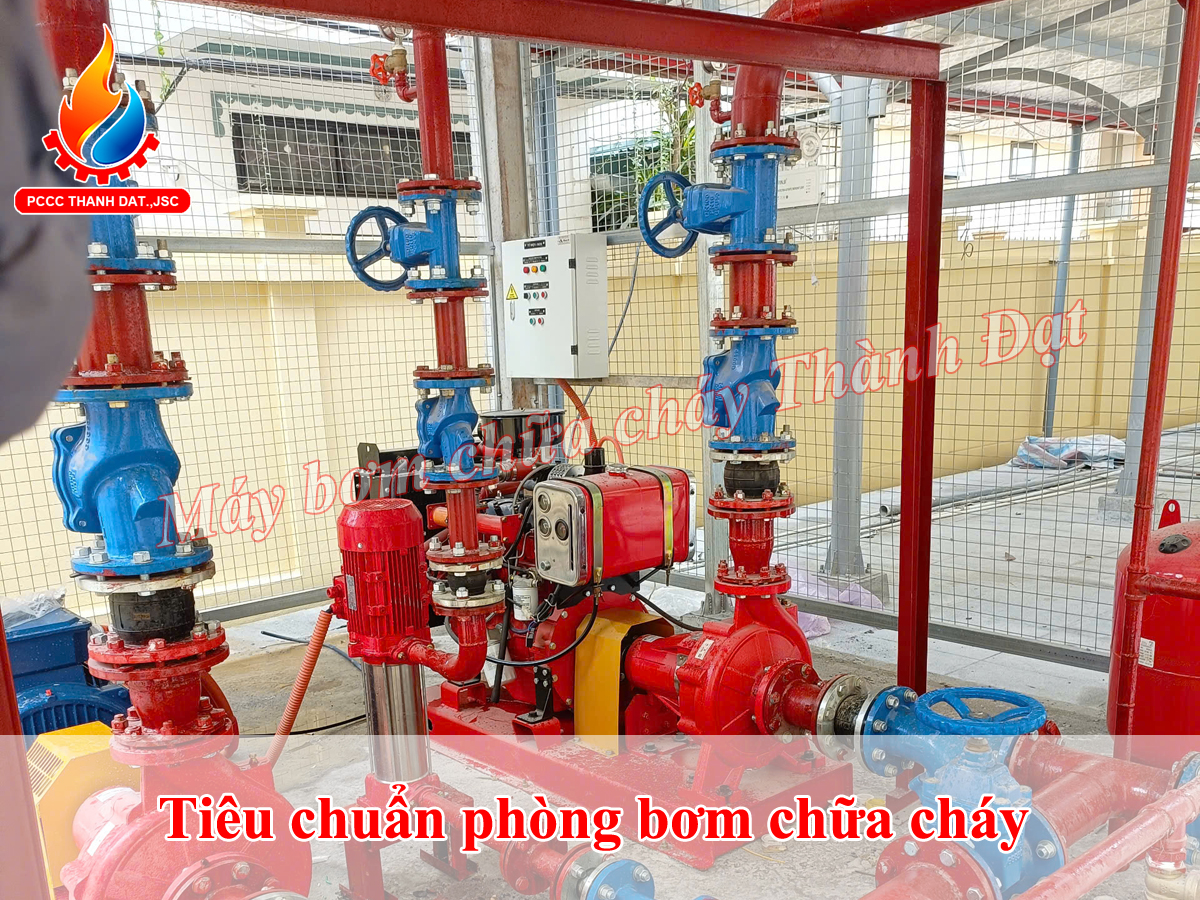 Tiêu chuẩn phòng bơm chữa cháy mới nhất 2026