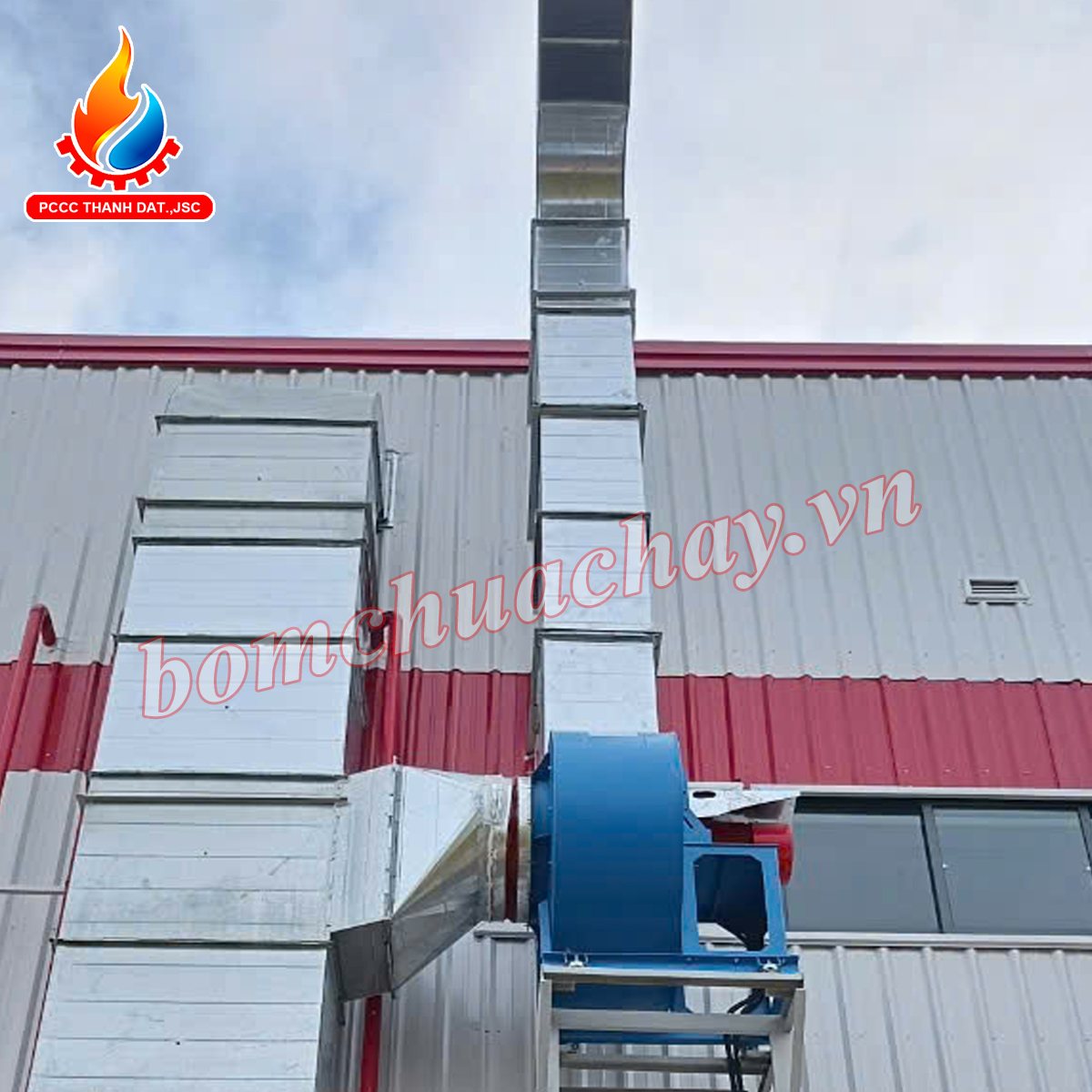 Cách giảm độ ồn cho quạt hút khói chữa cháy