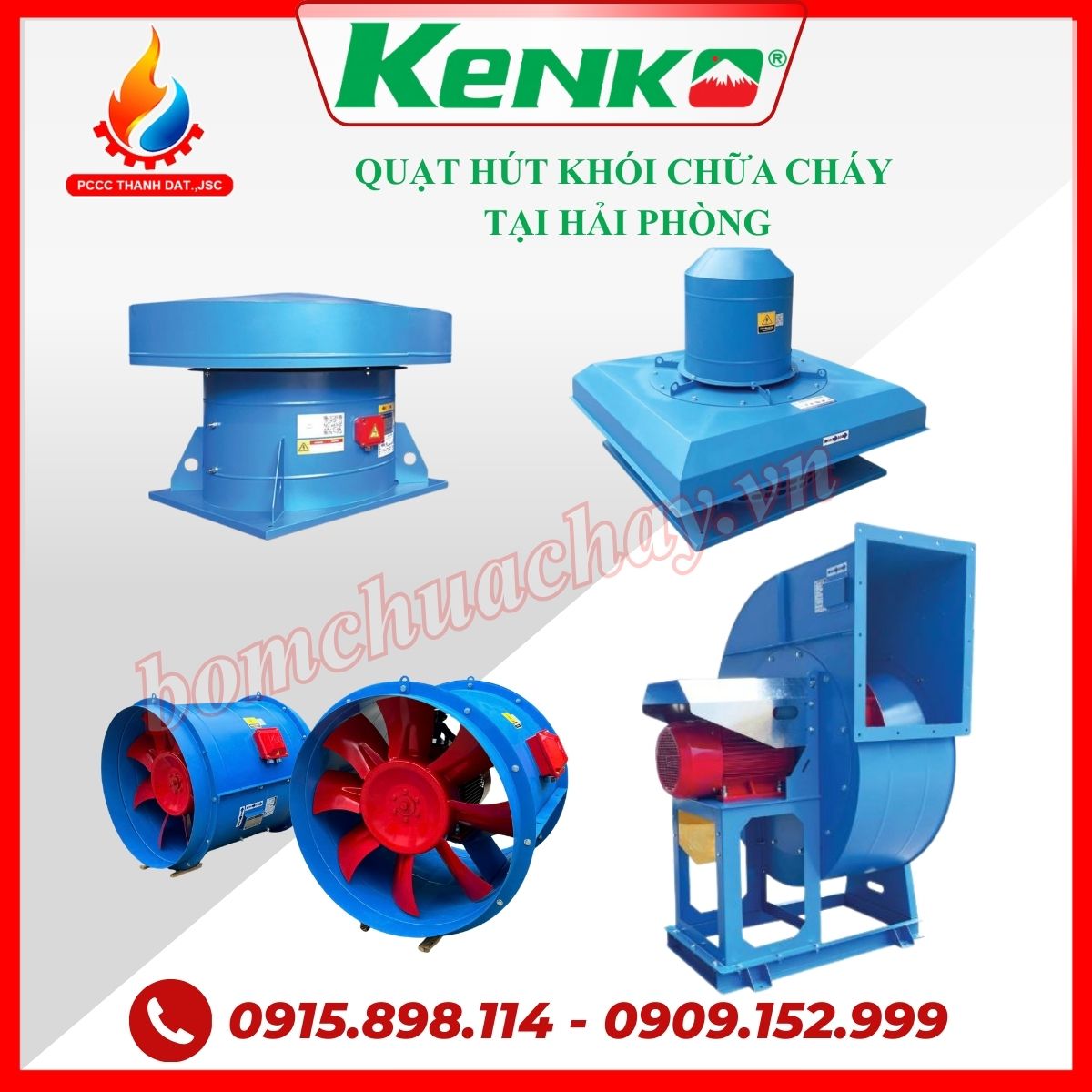 Quạt hút khói chữa cháy tại Hải Phòng