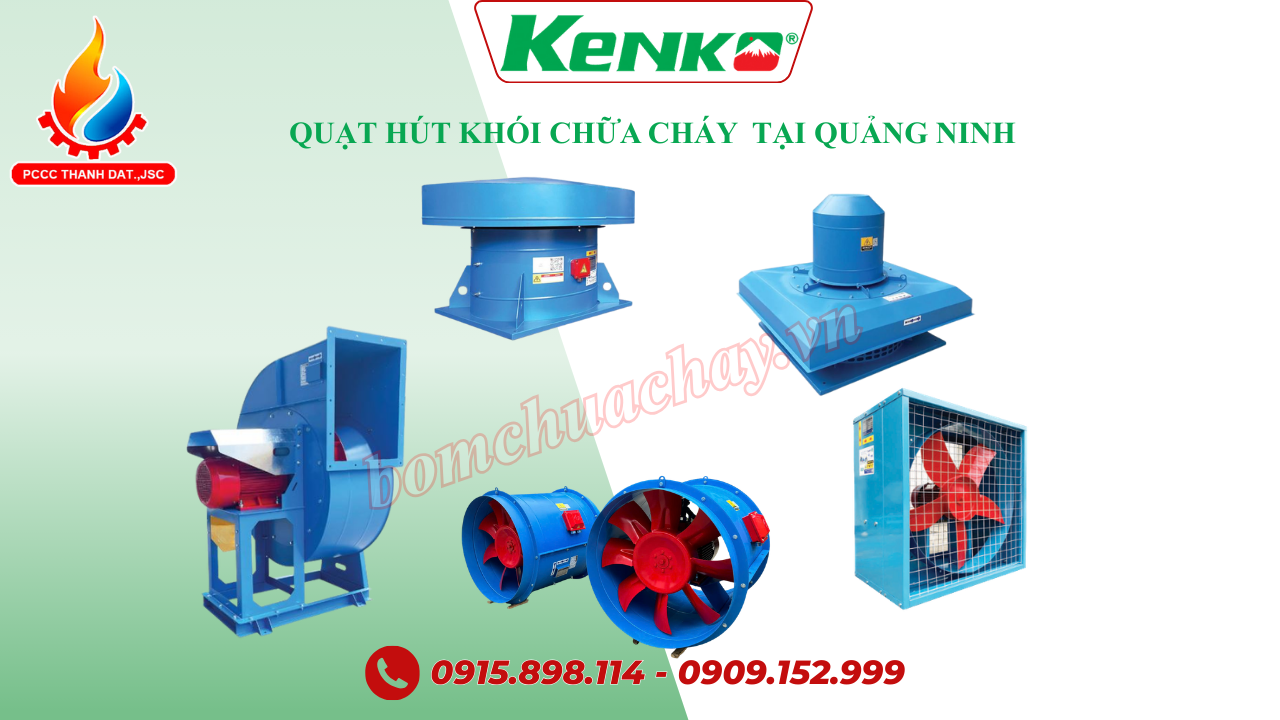 Quạt hút khói chữa cháy tại Quảng Ninh