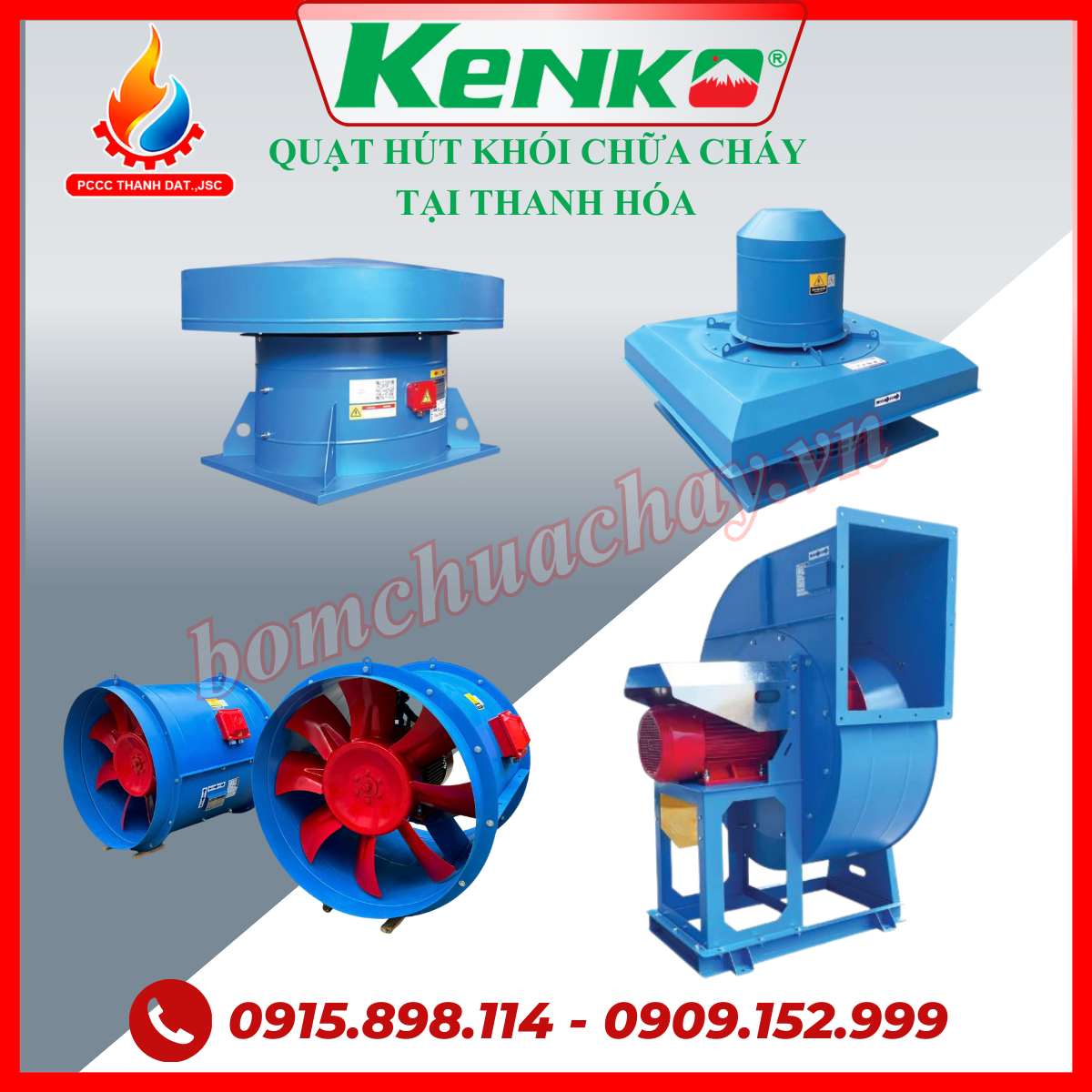 Quạt hút khói chữa cháy tại Thanh Hóa Quạt hút khói chữa cháy tại Thanh Hóa