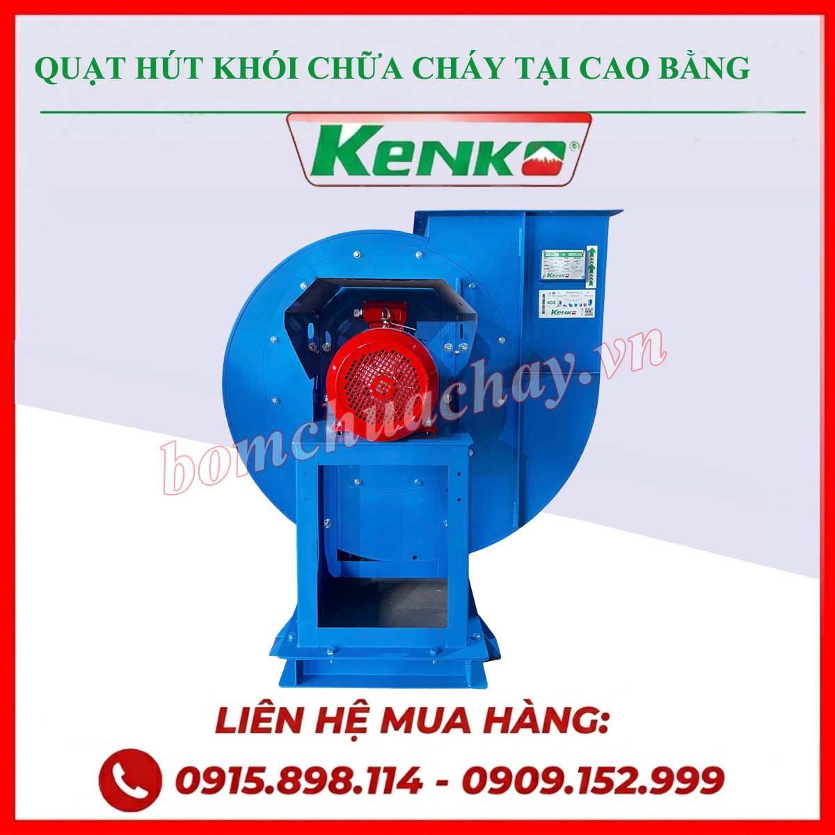 Quạt hút khói chữa cháy tại Cao Bằng