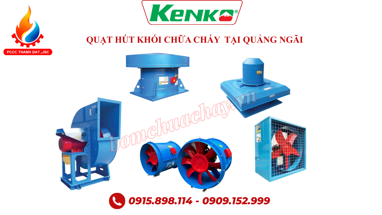 Quạt hút khói chữa cháy tại Quảng Ngãi