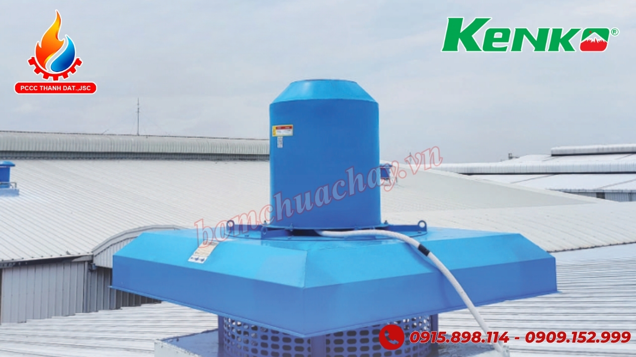 Ưu điểm của quạt hút khói gắn mái