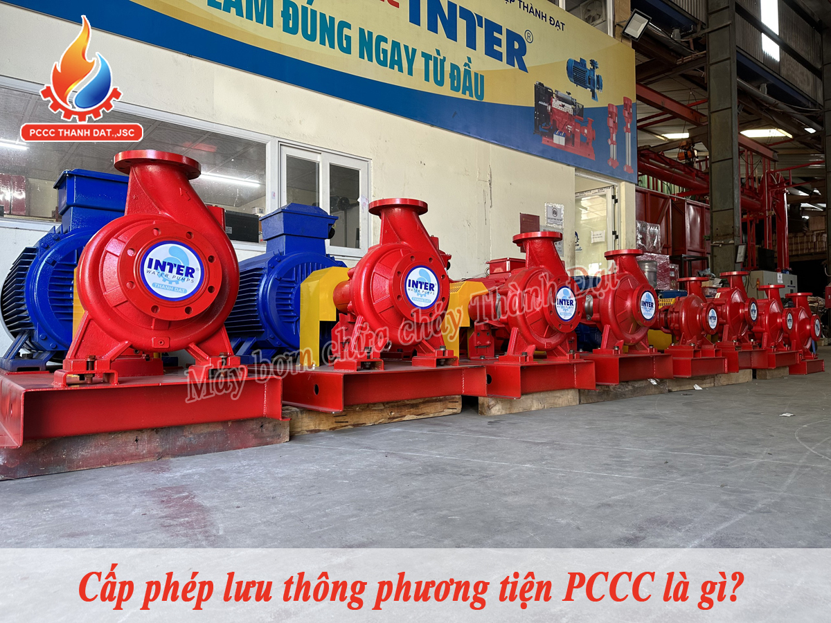 Cấp phép lưu thông phương tiện PCCC là gì