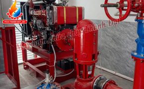 Cung cấp máy bơm chữa cháy turbine trục đứng tại Hải Phòng cho Công ty TNHH công nghệ điện tử Chee Yuen