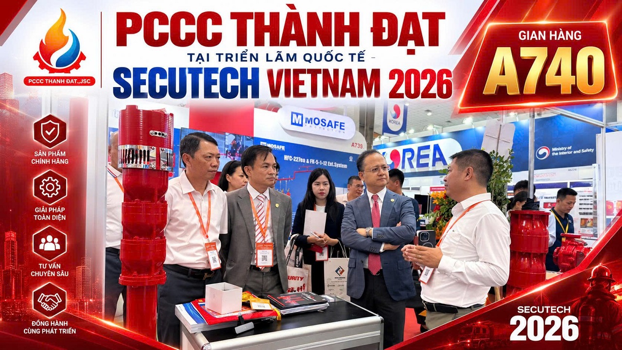 PCCC Thành Đạt tham gia triển lãm Secutech 2026