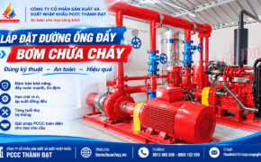 Lưu ý khi lắp đặt đường ống đẩy bơm PCCC