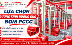 Cách lựa chọn đường kính đường ống bơm PCCC