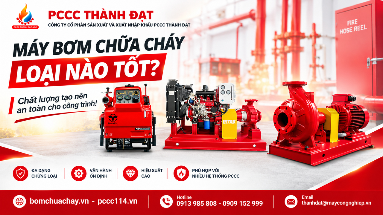 Máy bơm chữa cháy loại nào tốt