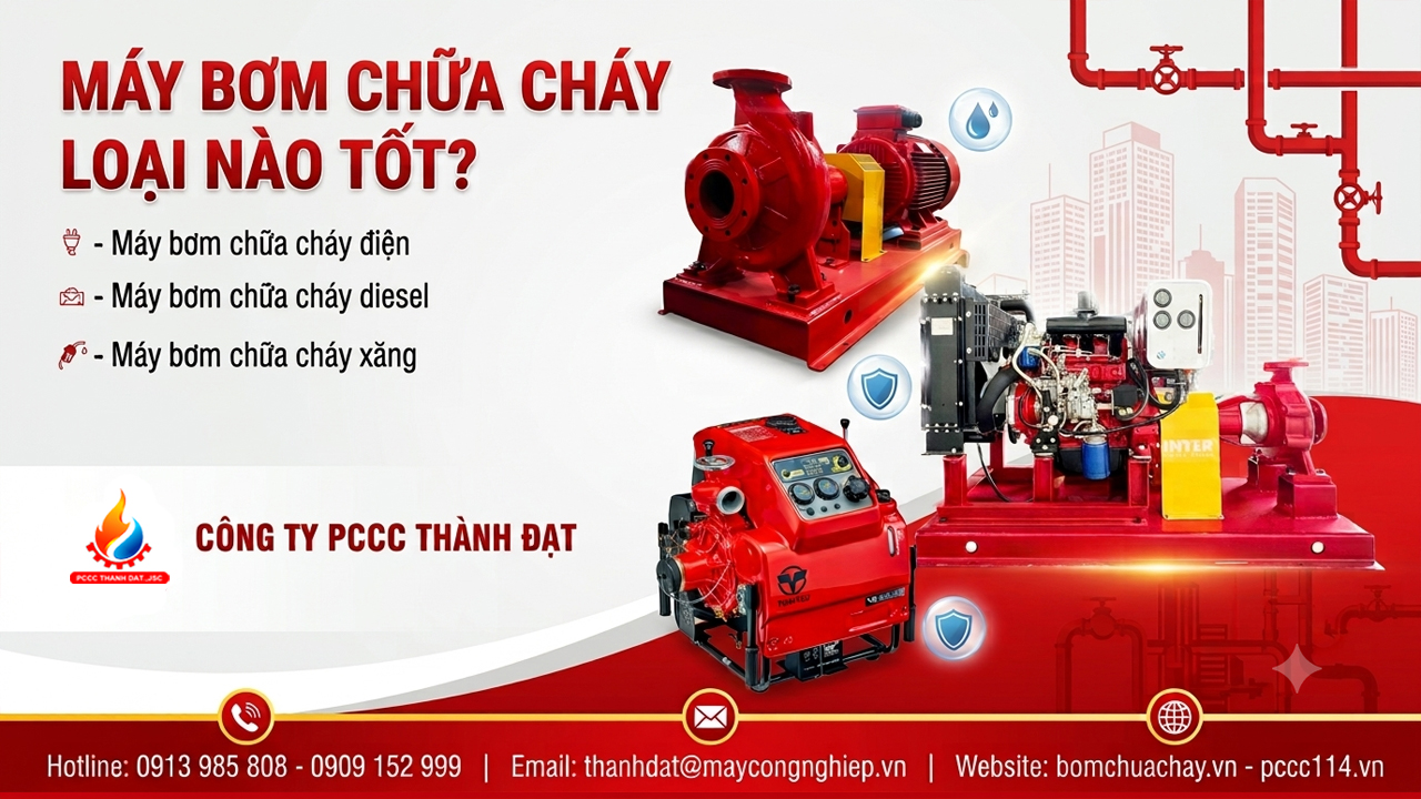 Máy bơm chữa cháy loại nào tốt